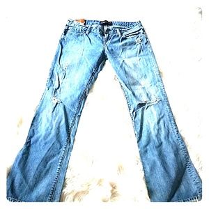 Fox distressed jeans